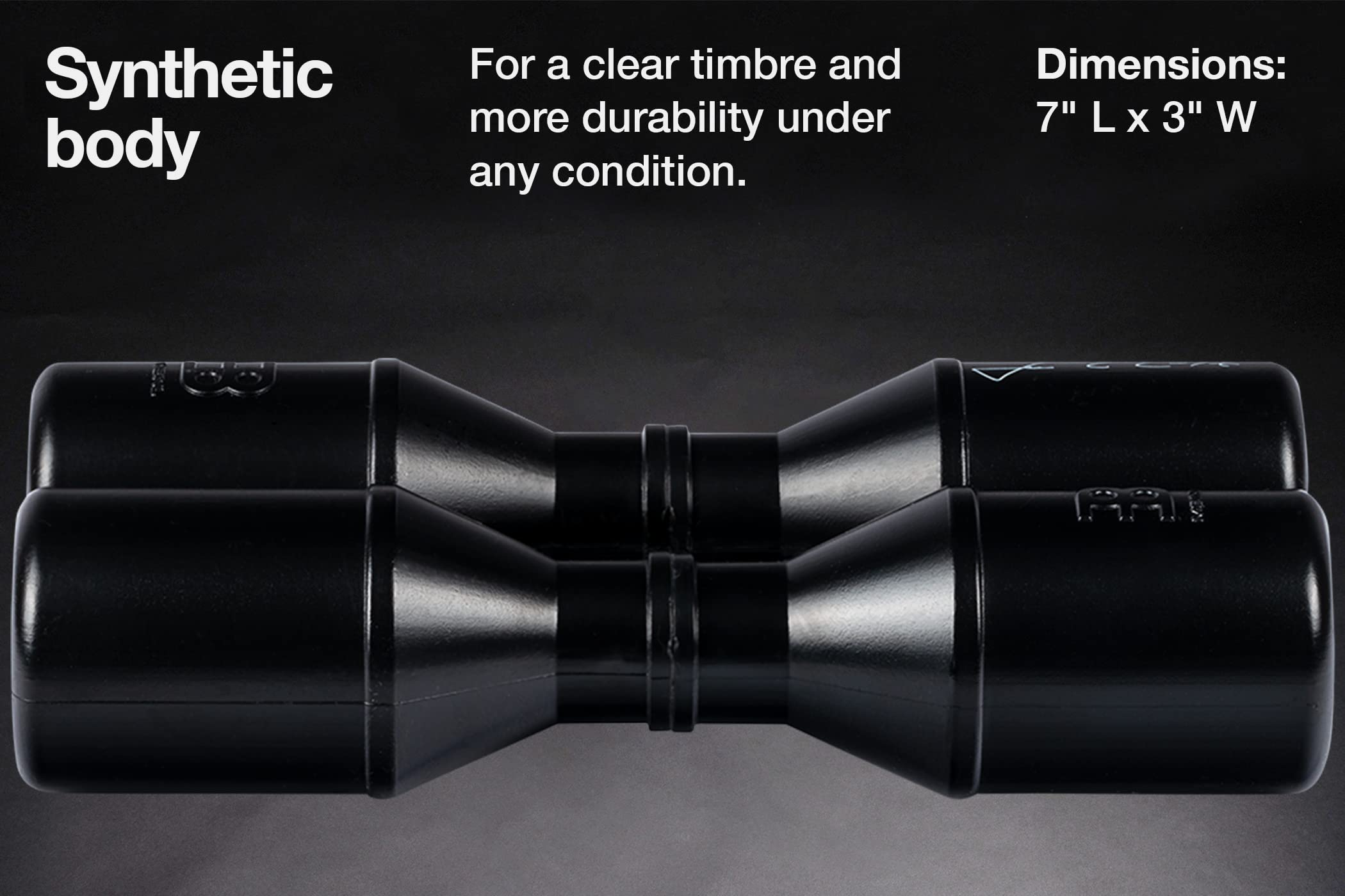 Meinl Hand Percussion MSS Luis Conte Doppel-Shaker Schwarz