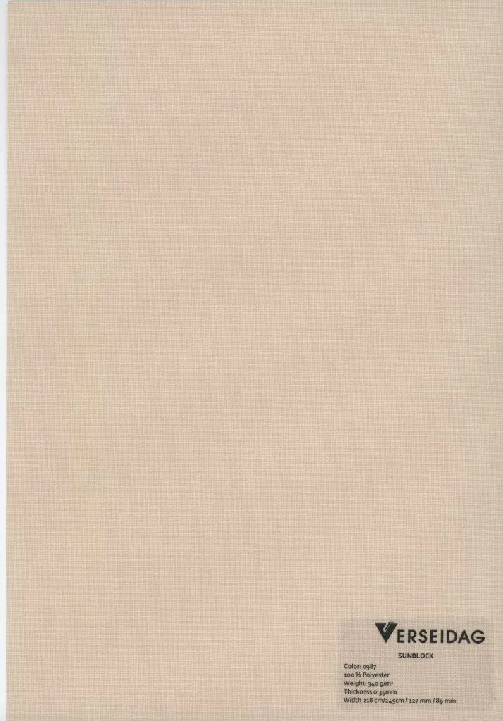 Sauleda Office Sunblock 0987 Verdunklungsstoff Grau blickdicht