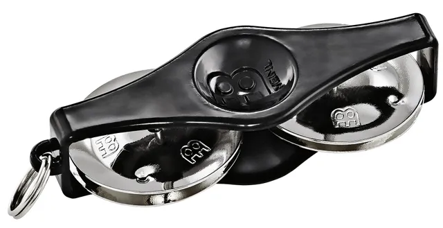 MEINL Percussion KRT-BK Tamburin Anhänger Schwarz ABS Mini