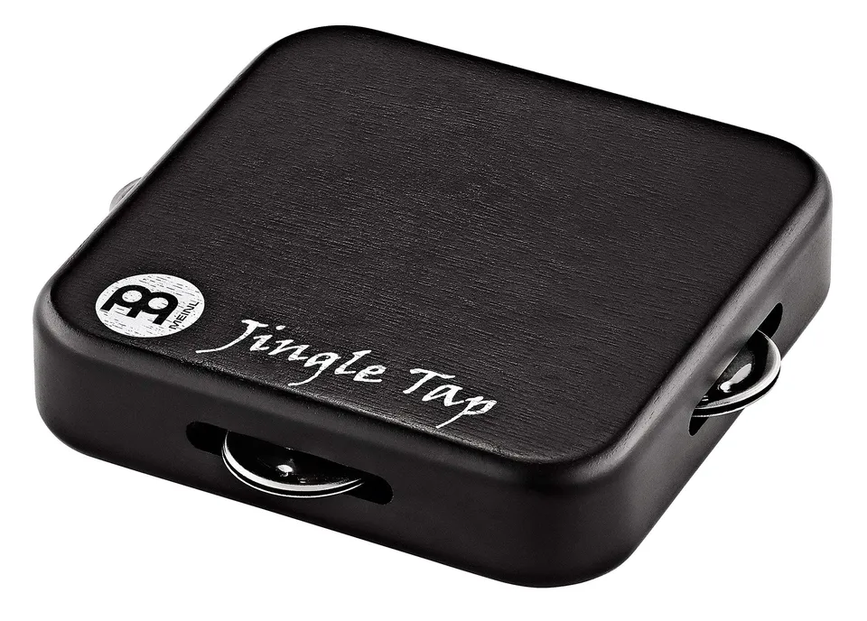 Meinl CJT Cajon Jingle Tap Schwarz Stahlschellen