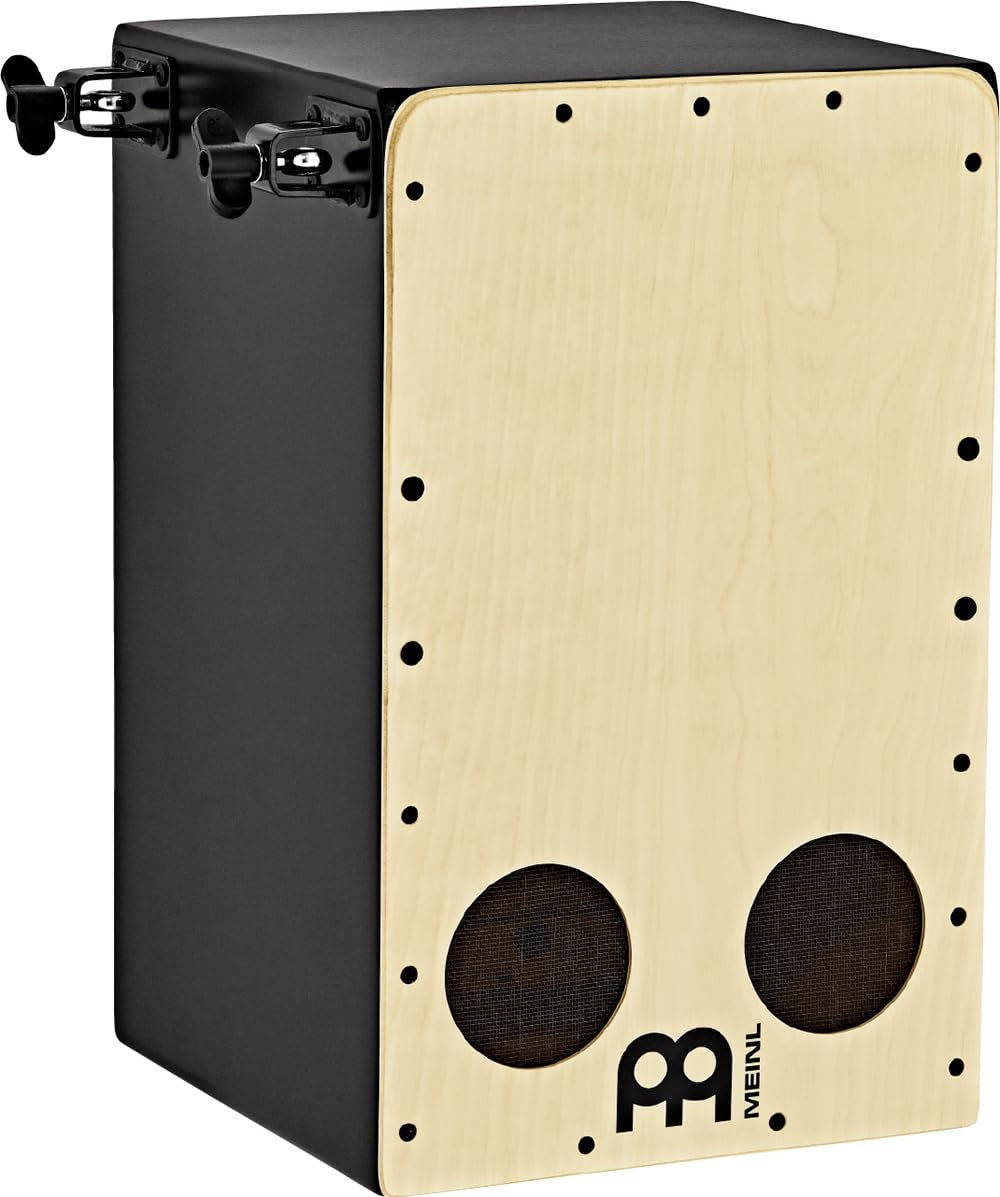 Meinl Cajons PBASSCAJ Cocktail Cajon Schwarz Natur