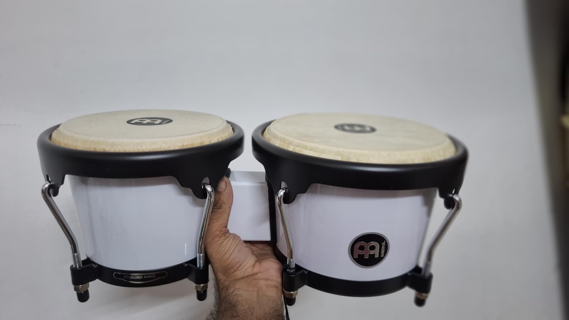 Meinl Journey HB50WH Bongos Weiß 6,5+7,5 Zoll