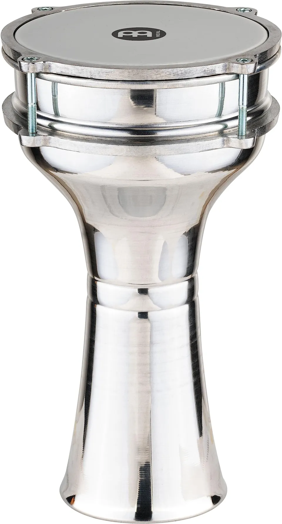 Meinl HE-102 Darbuka Handtrommel Aluminium Silber 6,5 Zoll