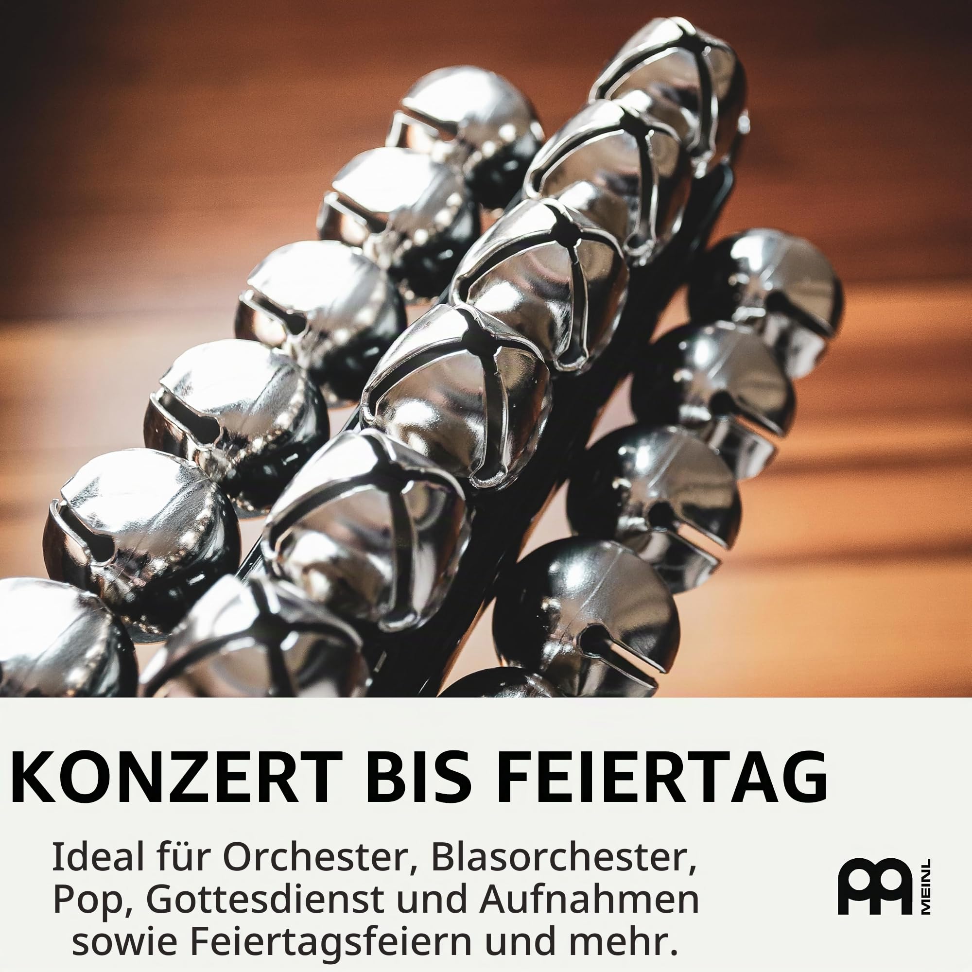 Meinl SLB25 Sleigh Bell Schellenkranz 25 Glöckchen