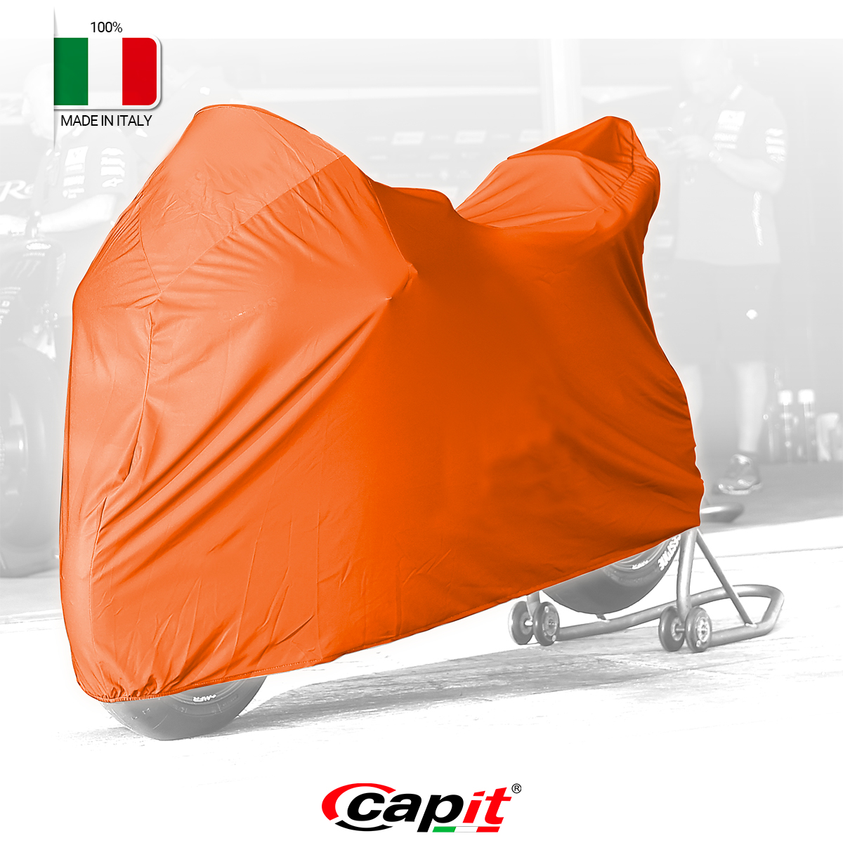 Capit Coprimoto Motorradabdeckung Indoor elastisch