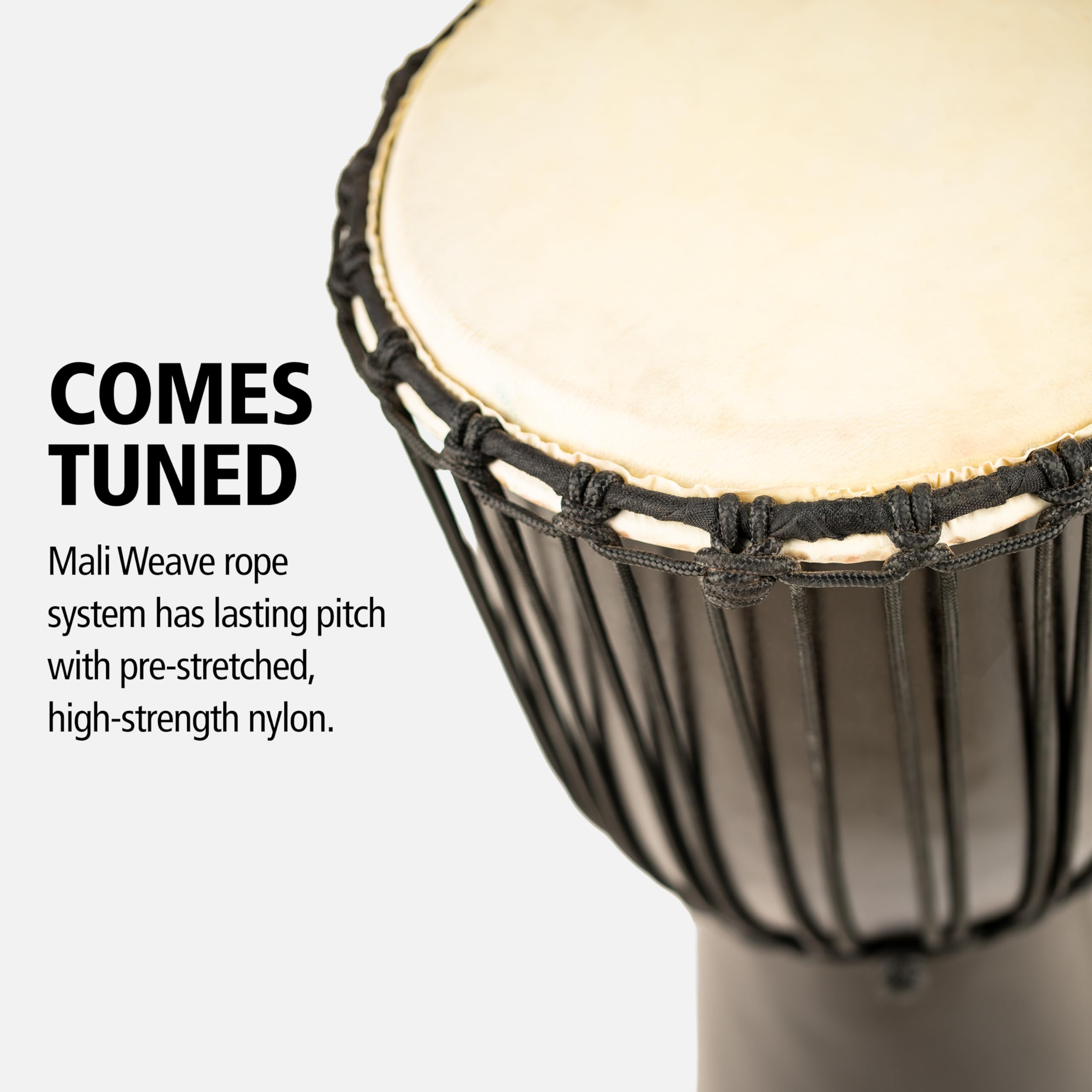 Meinl Congo HDJ1-L Djembe 12 Zoll Mahagoni Dunkelbraun
