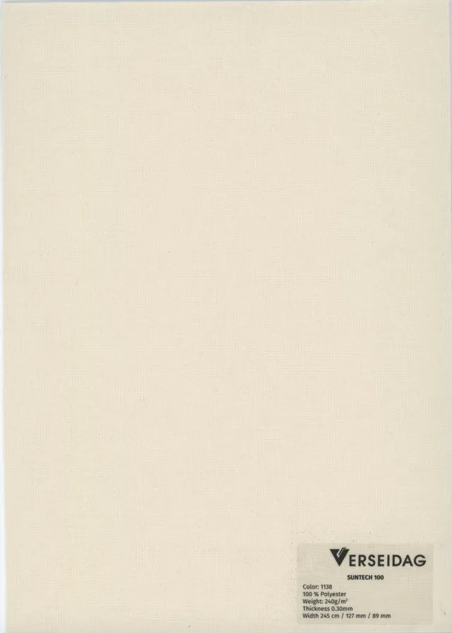Sauleda Solar Pro Tech Suntech 100 1138 Markisenstoff Creme
