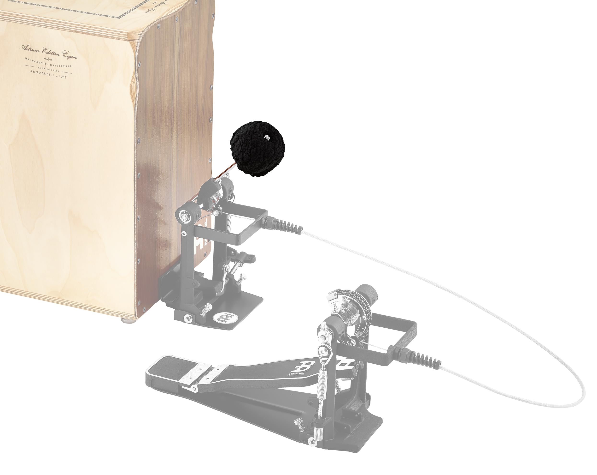 MEINL Percussion CPB5 Woolly Mammoth Cajon Beater Kunstfell