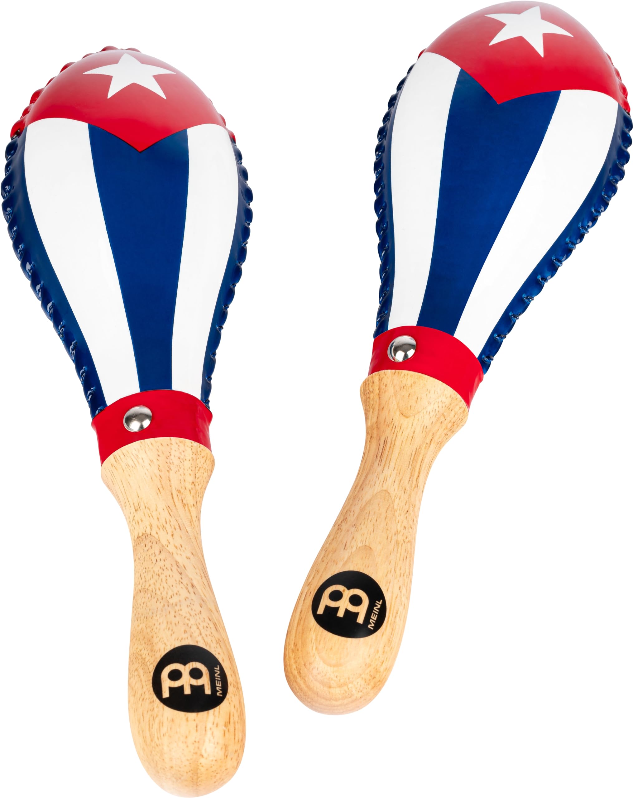 MEINL MSM3CO Rawhide Maracas Kolumbien Holzgriff