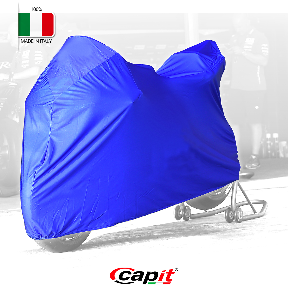 Capit Coprimoto Motorradabdeckung Indoor elastisch