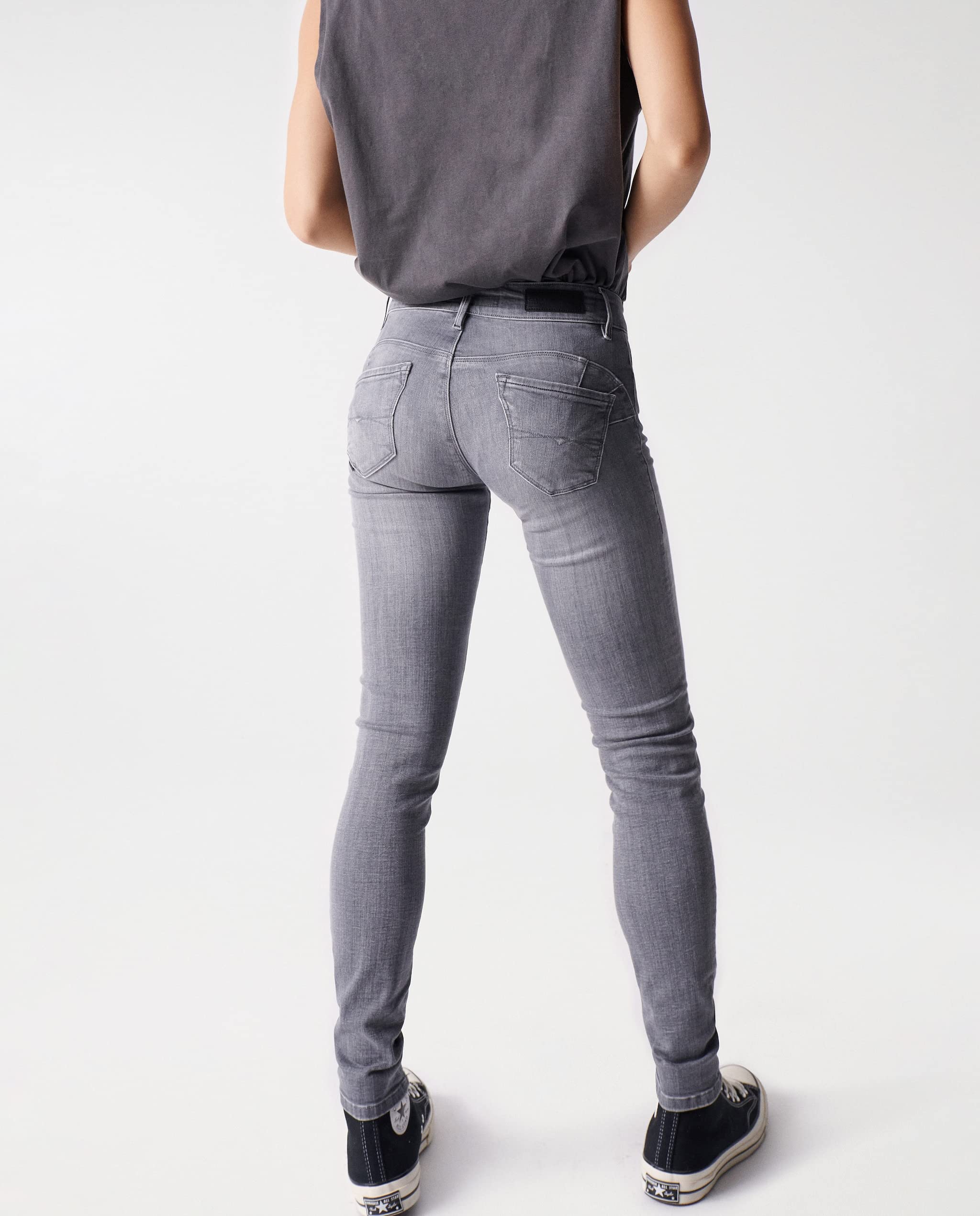 Salsa Wonder Push Up Skinny Jeans Größe 28 mittlere Taille