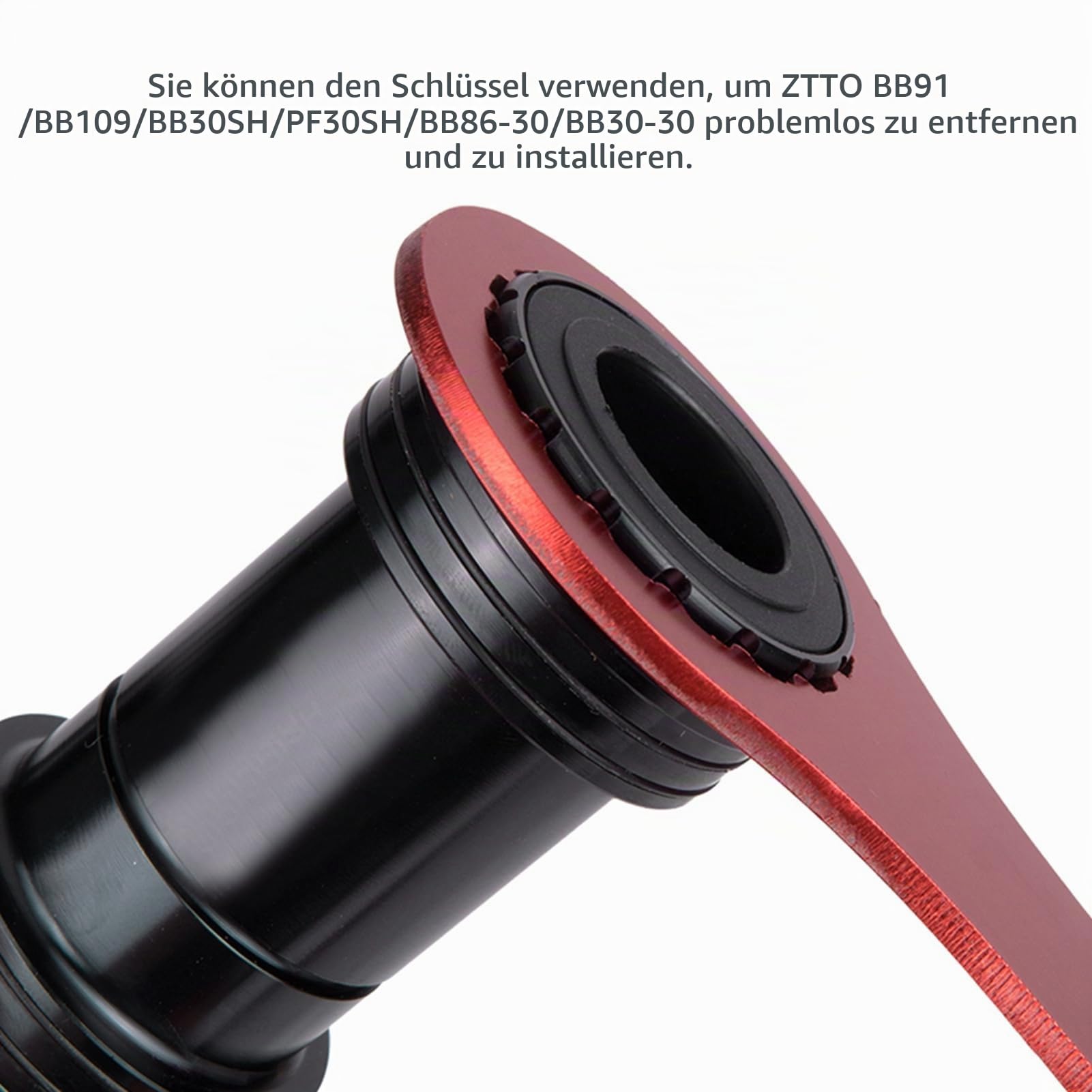 aklosipy Tretlager Werkzeug Rot Alu BB91 BB30