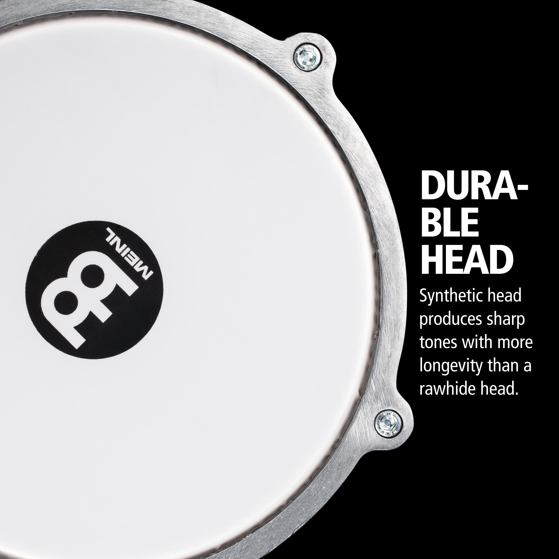 MEINL Darbukas HE-314 Jingle Darbuka Silber 8 Zoll