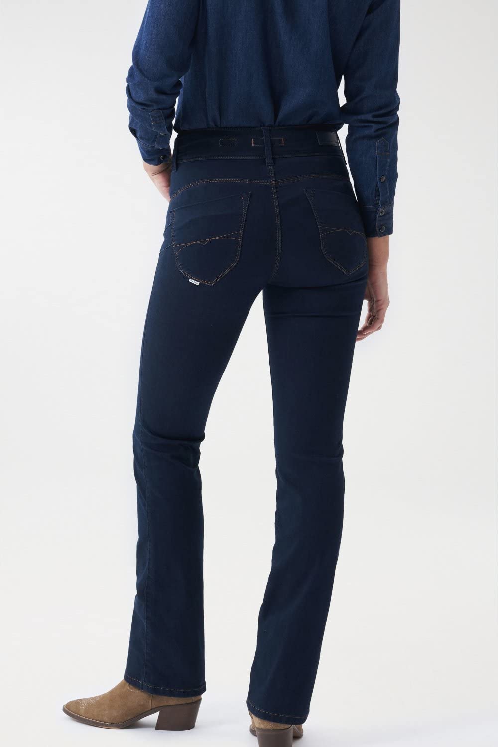 Salsa Jeans Secret Push In Bootcut Jeans Blau Größe 29