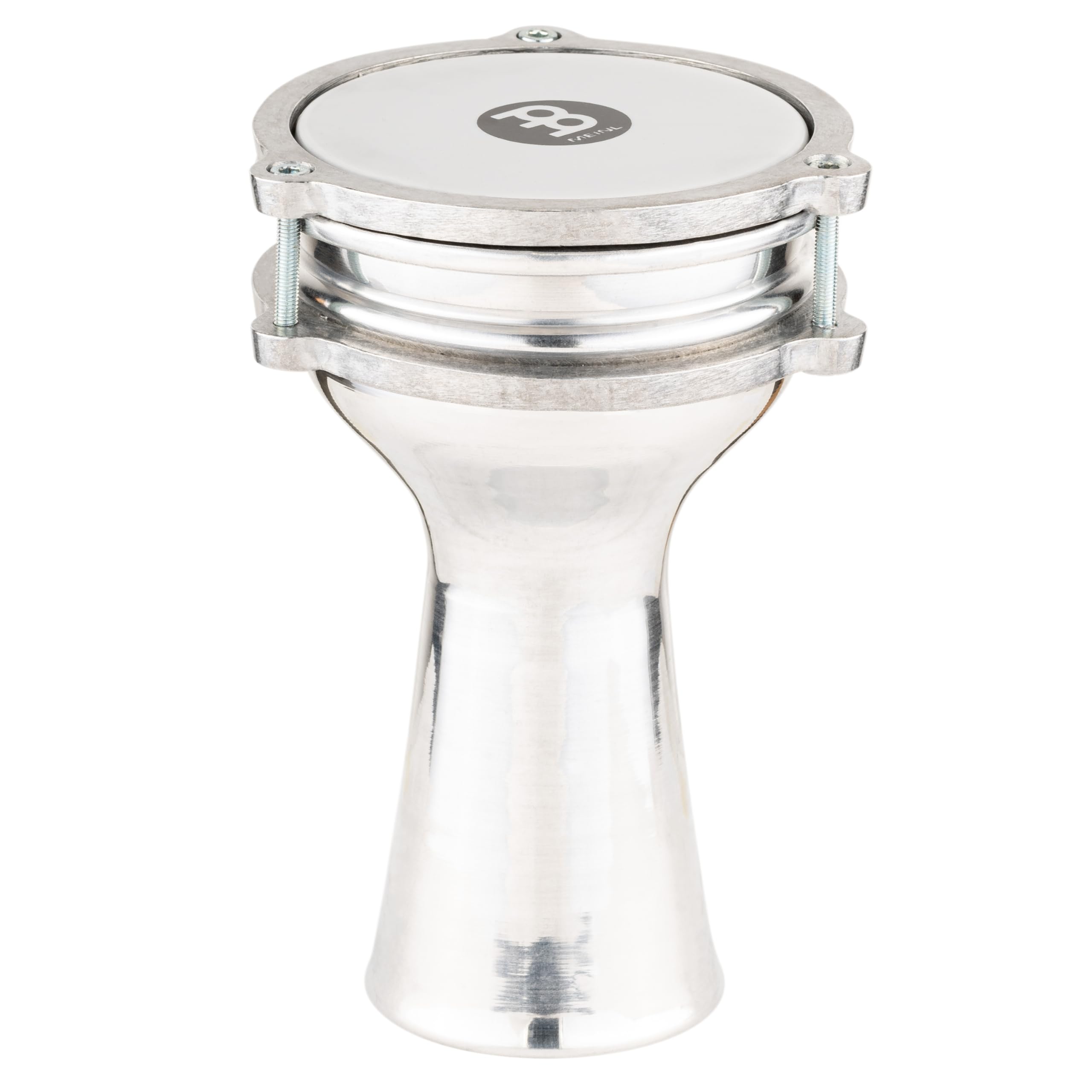 MEINL Percussion HE-050 Mini Darbuka Alu Silber Kunststofffell