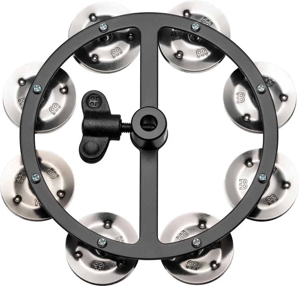Meinl Tambourines HTHH1BK Hihat Tambourine schwarz Stahl