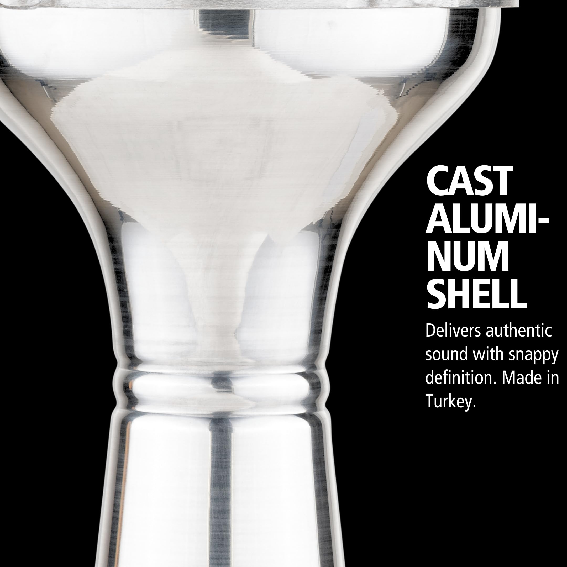 MEINL HE-103 Darbuka Aluminium Silber 7,25 Zoll