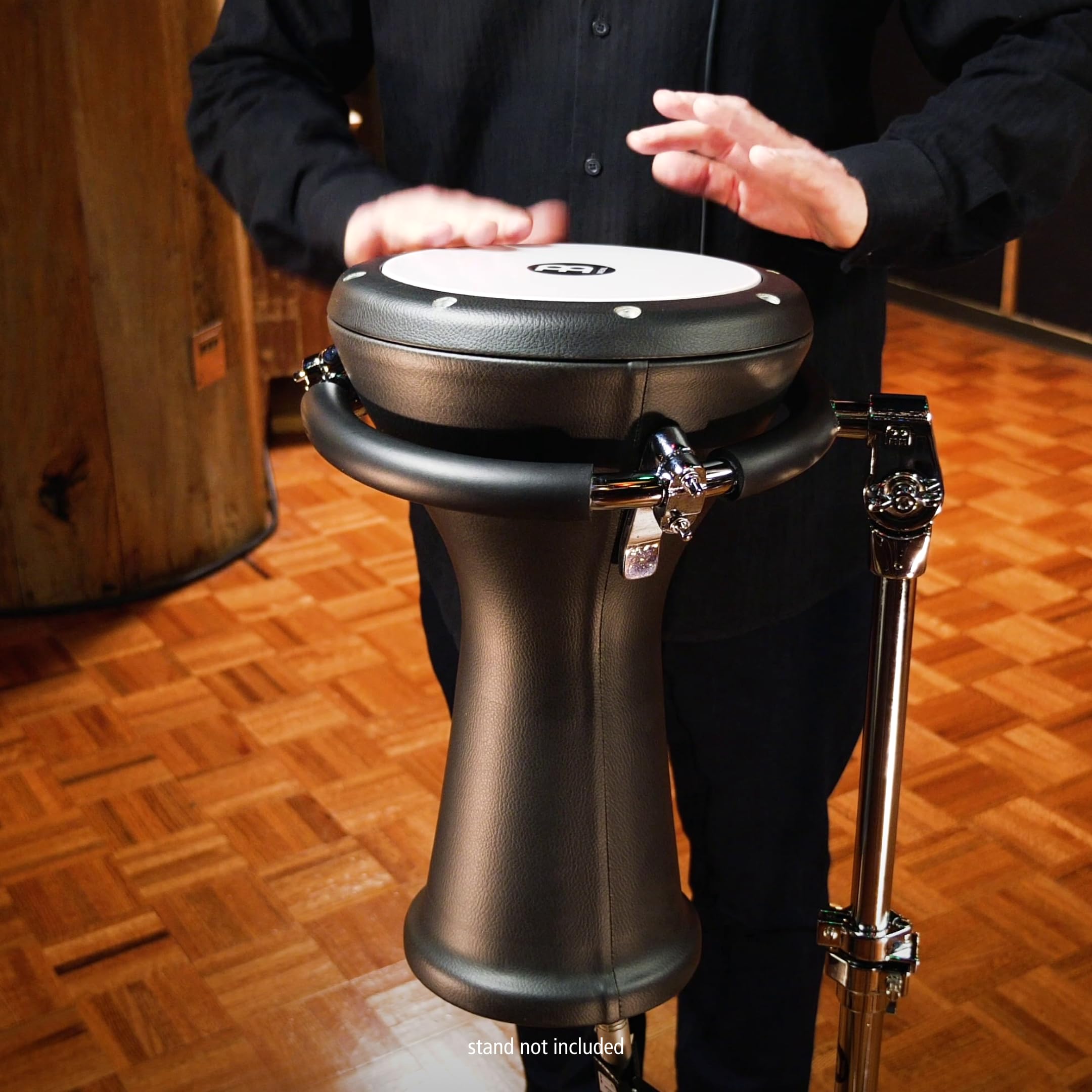 MEINL HE-3000 Doumbek Aluminium Schwarz Fell