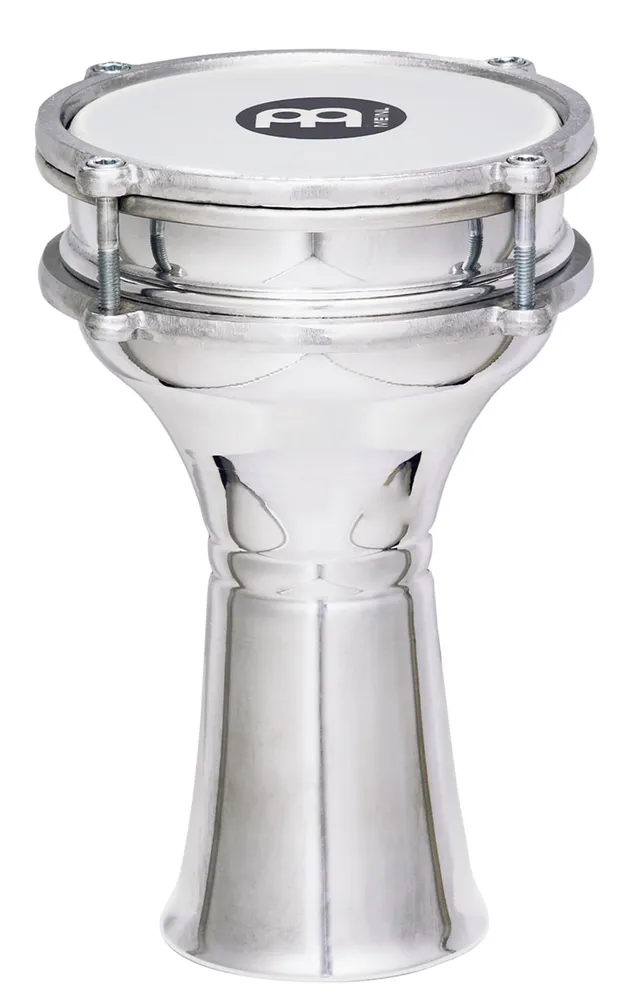Meinl HE-110 Aluminium Darbuka Bechertrommel Silber