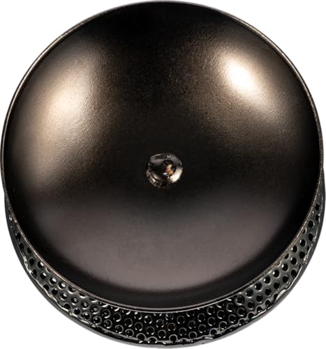 MEINL Hand Percussion SH17 Shaker Stahl Schwarz Gebogen