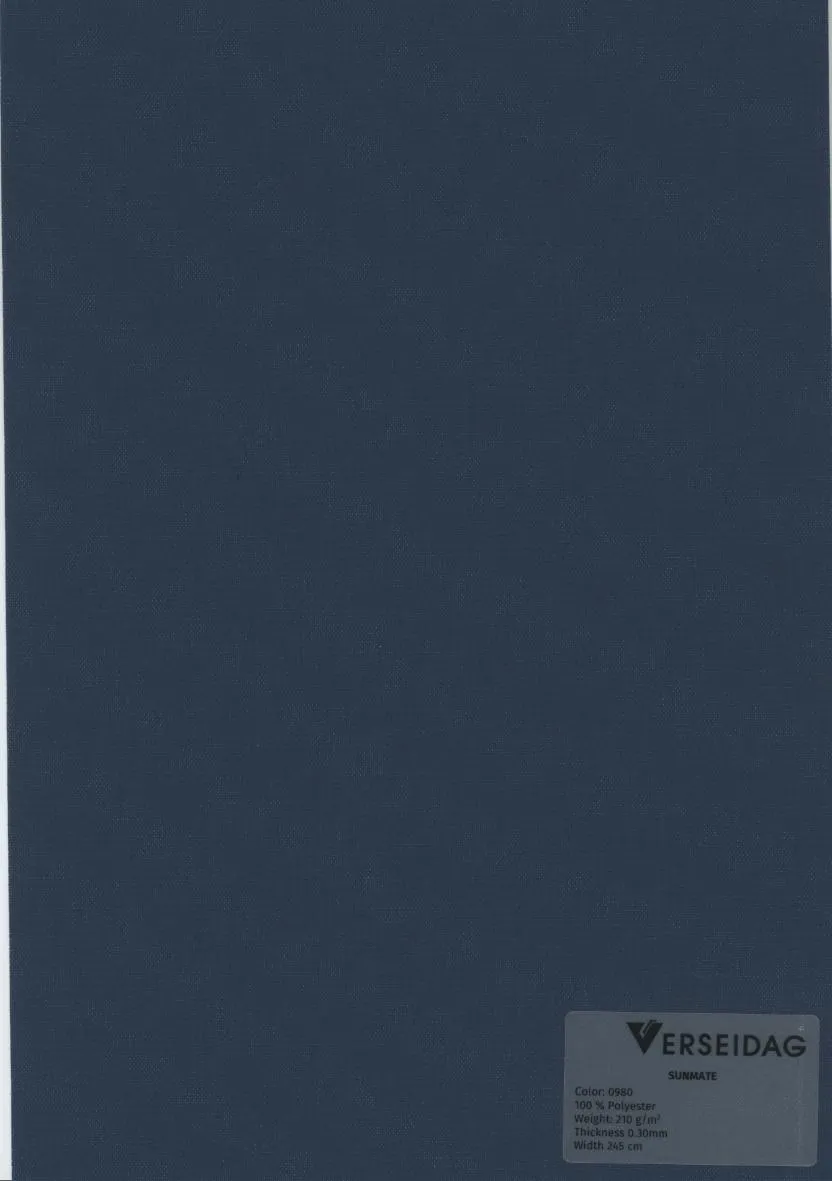 Sauleda Solar Pro Tech Sunmate 0980 Blue Ink Stoff