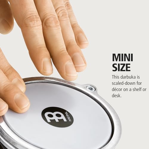 Meinl HE-051 Mini Darbuka Aluminium silber 11 cm