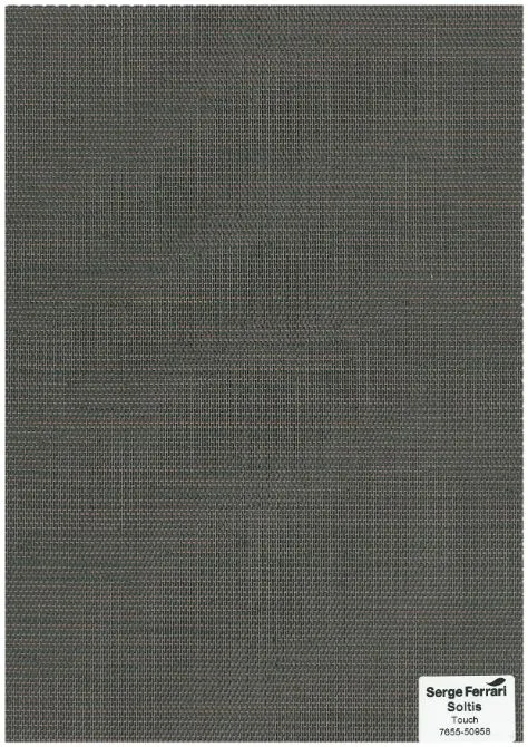 Sauleda Office Soltis Touch 5% 7655-50958 Markisenstoff Mocha