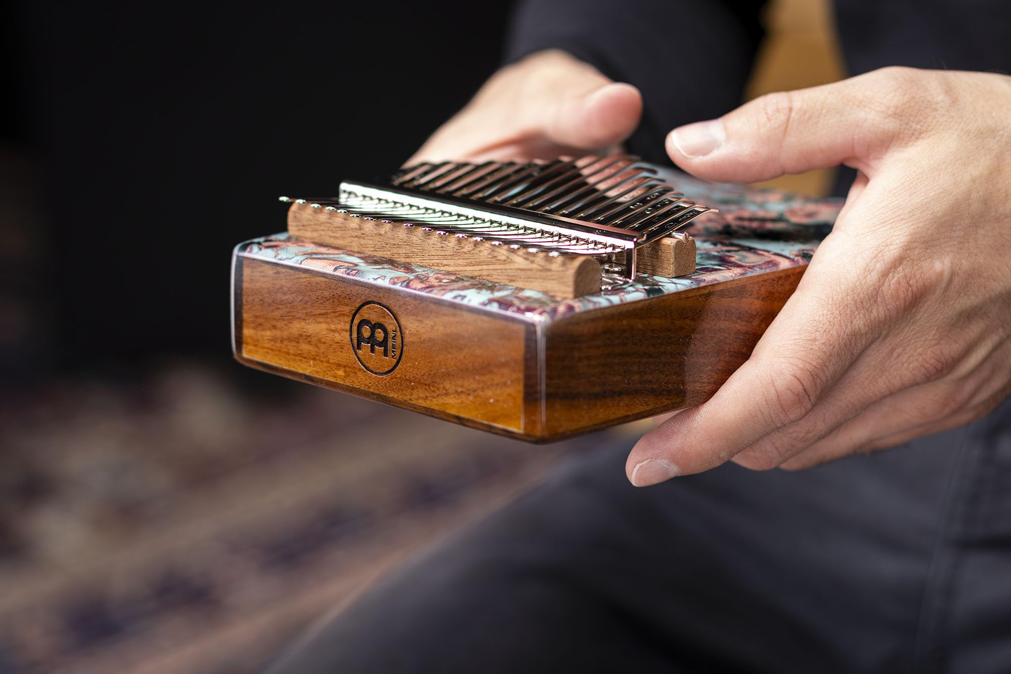 Meinl Sound Effects KA17CR Kalimba 17 Zungen Mehrfarbig