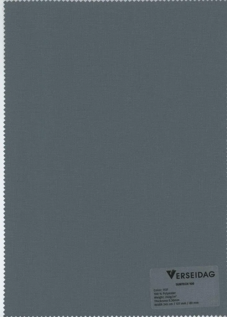 Sauleda Solar Pro Tech Suntech 100 1137 Slate Markisenstoff grau