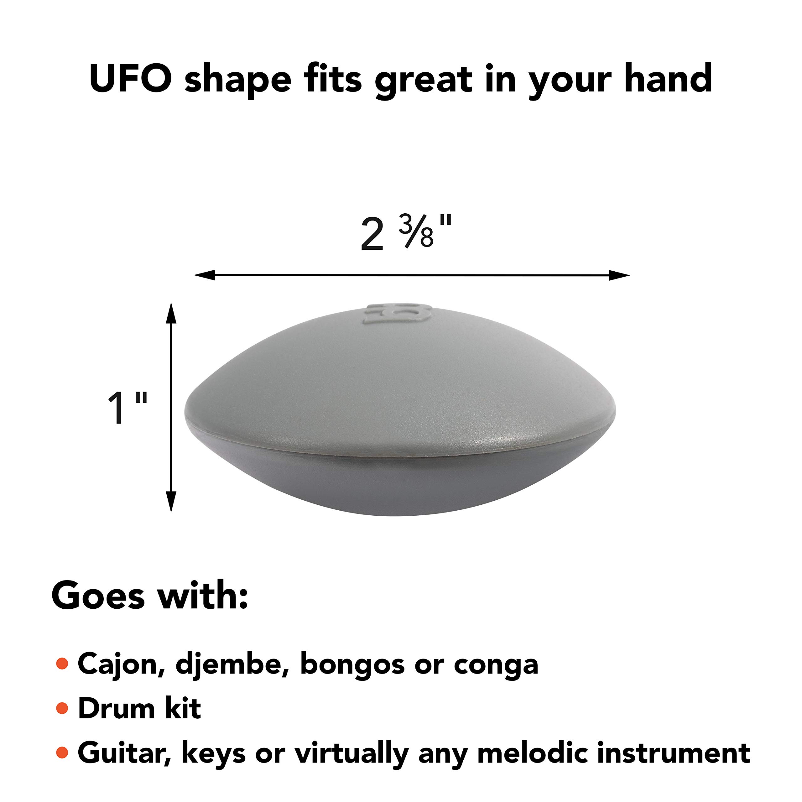 Meinl SH21GR U.F.O. Shaker Medium Grau Plastik