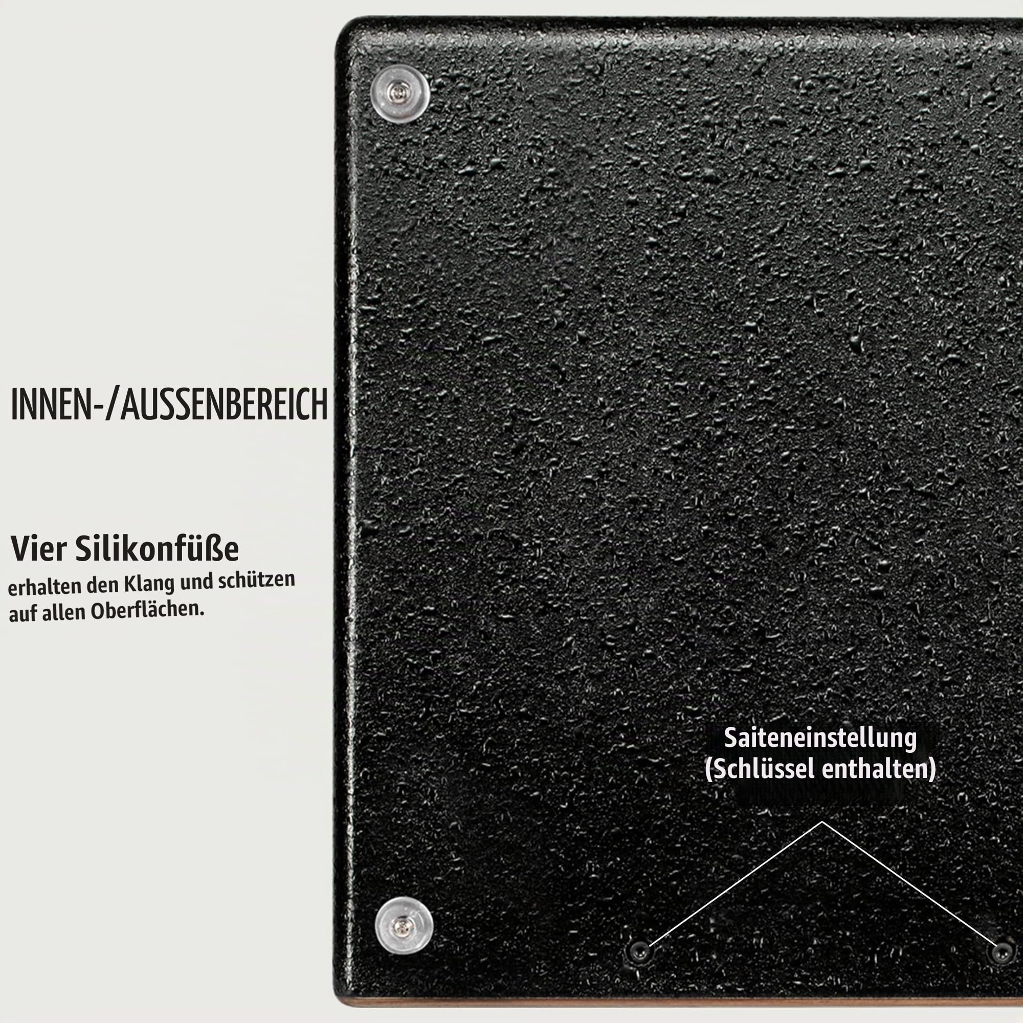 Meinl Headliner HCAJ1AWA Cajon Esche schwarz Snare