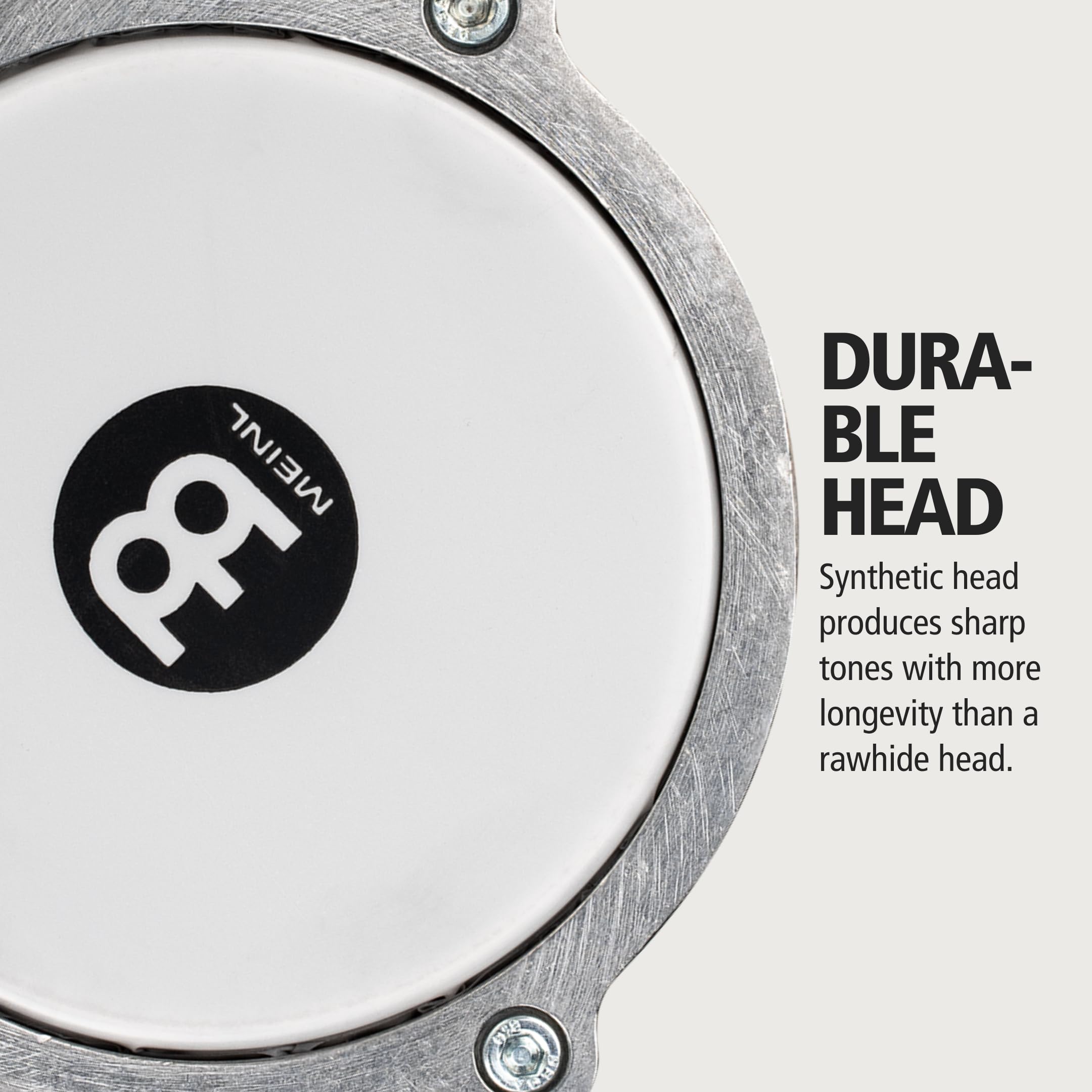 Meinl HE-051 Mini Darbuka Aluminium silber 11 cm