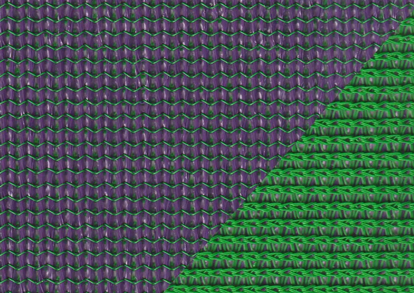Sauleda Solar Pro Tech Dual Markisenstoff Royal Purple Green