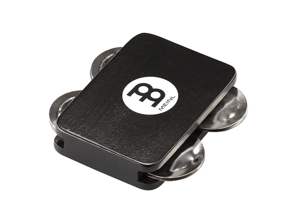 MEINL JT-S-BK Jingle Tap Schellen Schwarz Klett