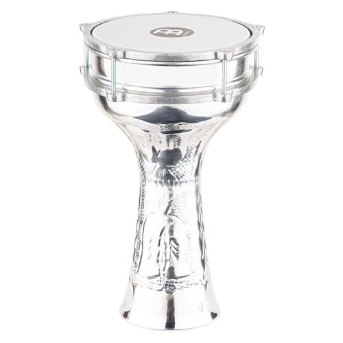 Meinl HE-113 Darbuka Aluminium Silber 7,25 Zoll Kunststofffell