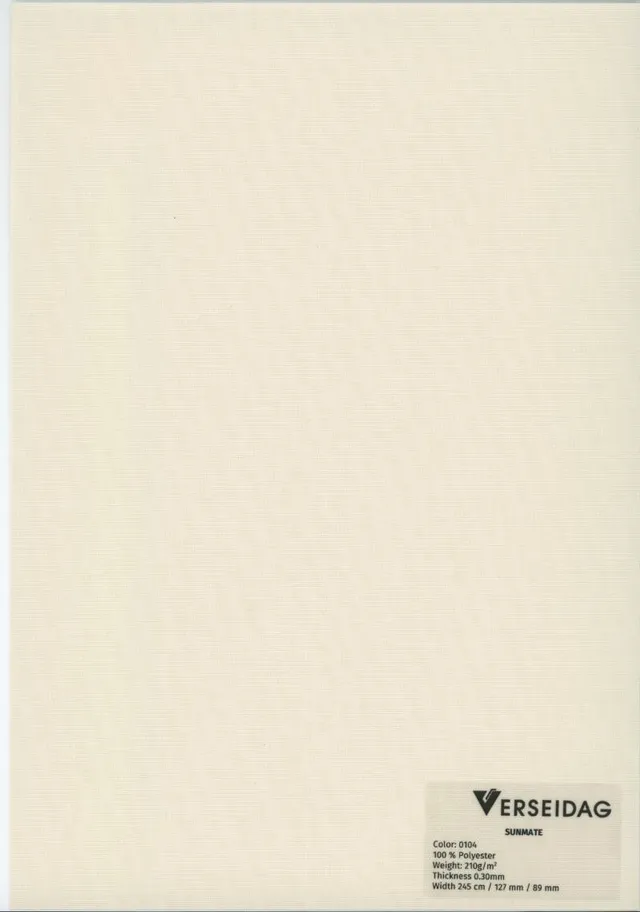 Sauleda Solar Pro Tech Sunmate 0104 Markisenstoff Creme