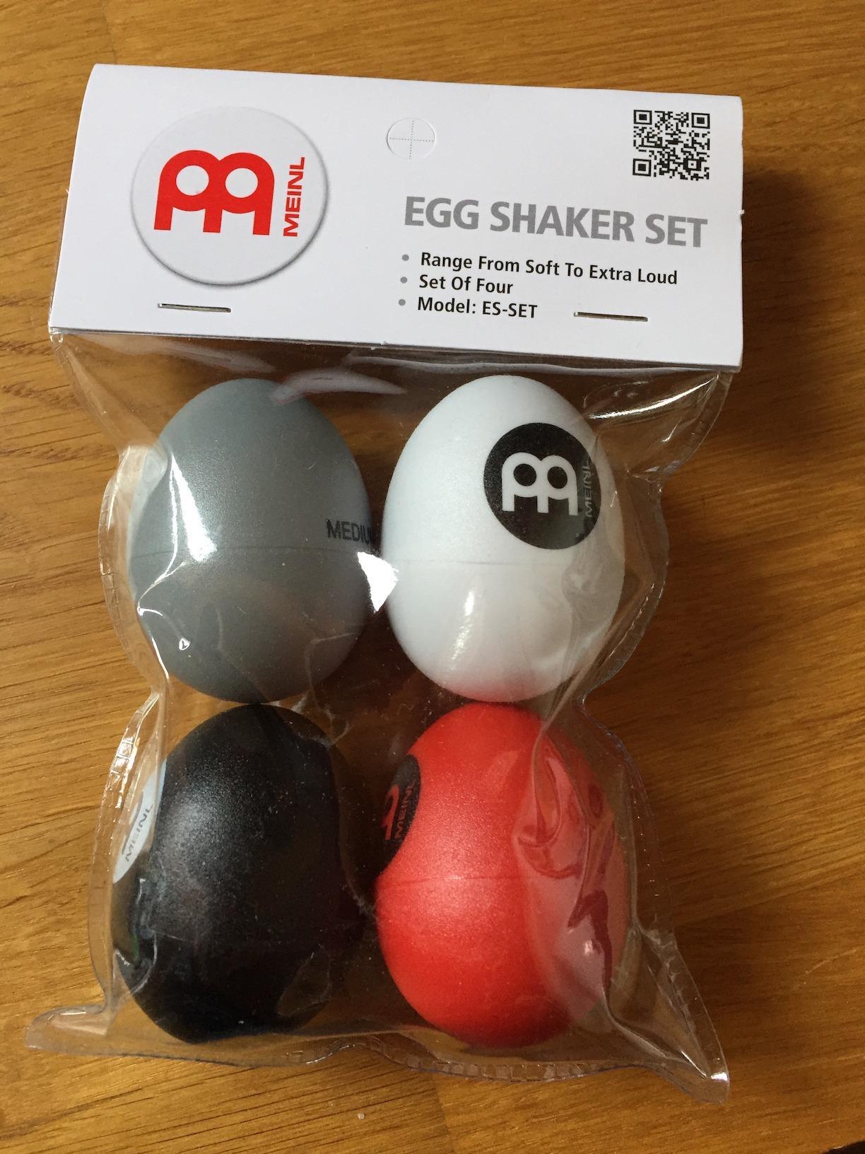 Meinl ES-SET Egg Shaker Set 4 Stk. 4 Lautstärken