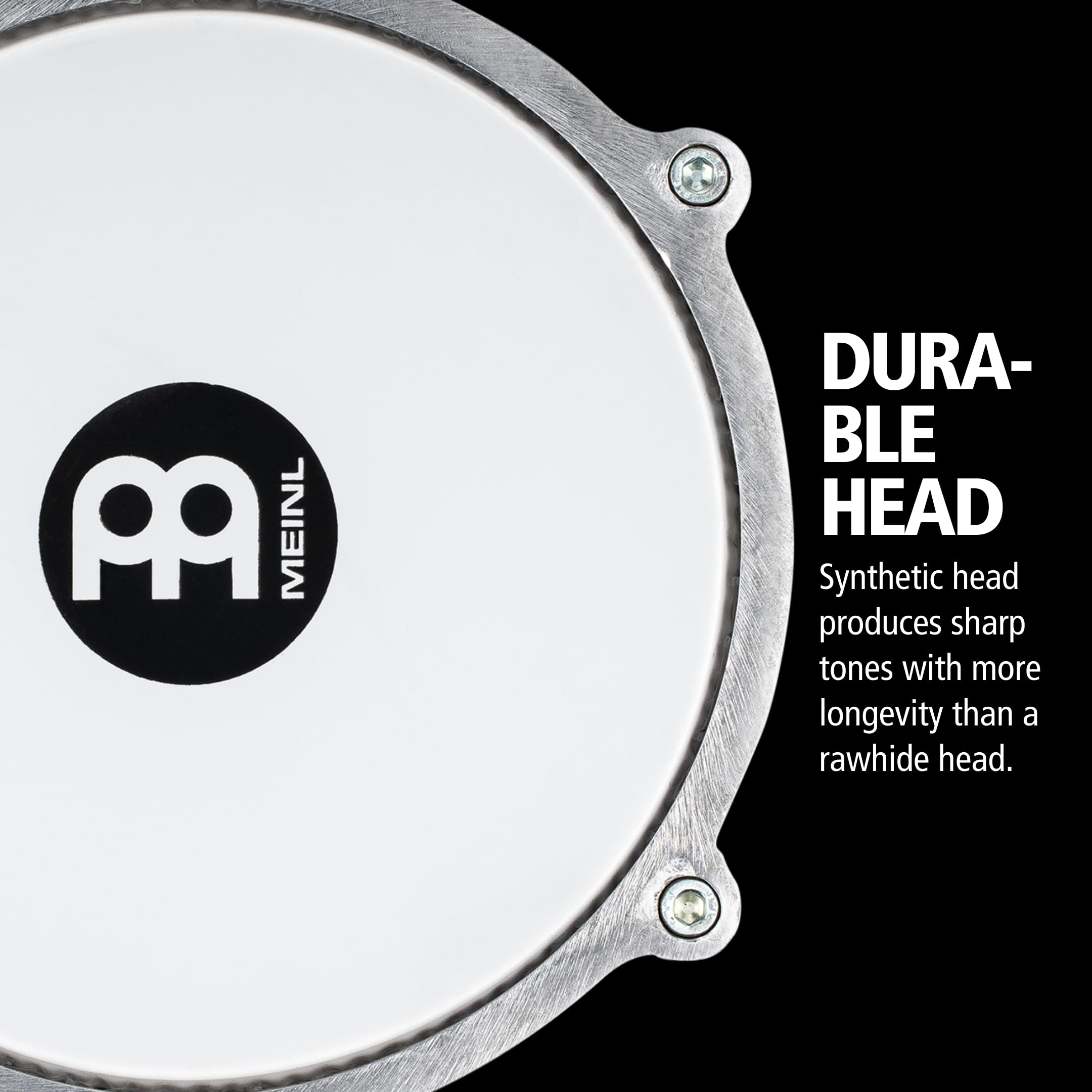 MEINL HE-103 Darbuka Aluminium Silber 7,25 Zoll