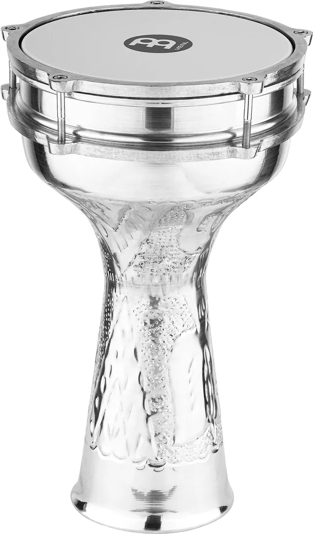 Meinl Darbukas HE-114 Darbuka Aluminium silber 8 Zoll