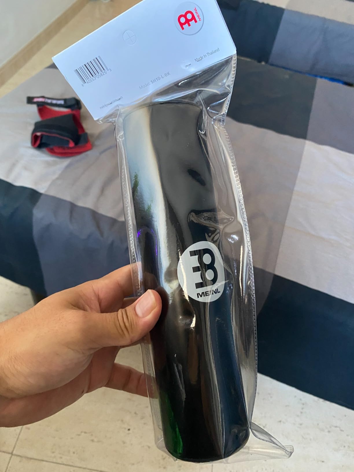 Meinl Hand Percussion SH10-L-BK Studio Shaker Large Schwarz