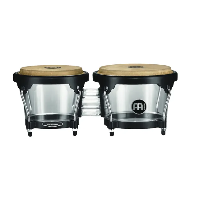 Meinl Headliner HB50A Bongo-Set Acryl transparent Büffelfell