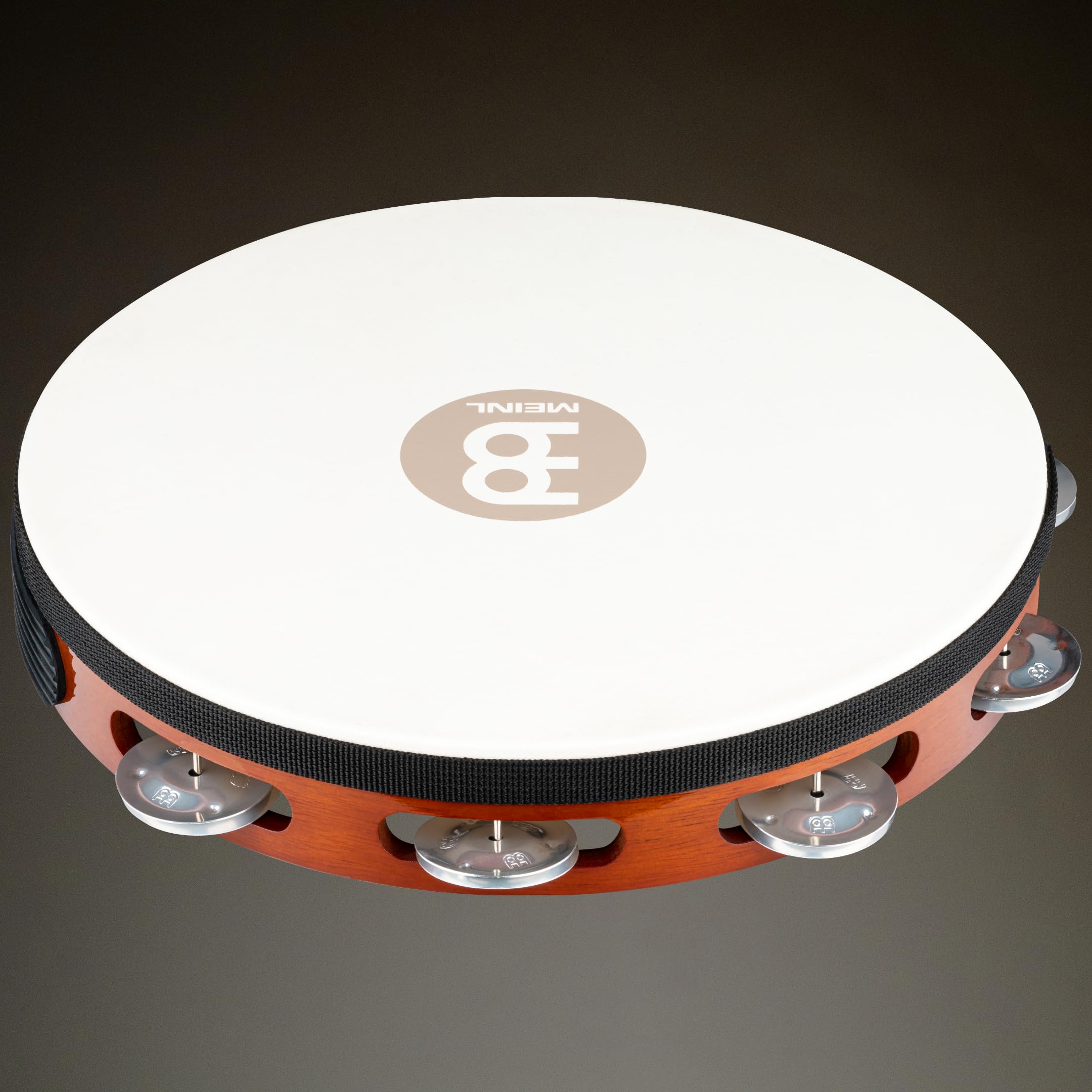 Meinl TAH1A-AB Tamburin Holz Ziegenfell braun 25 cm