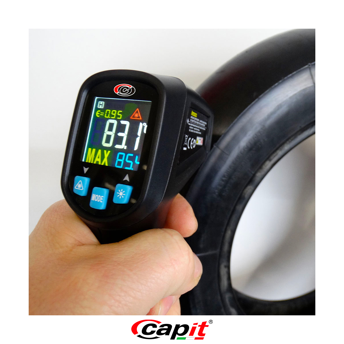 Capit Infrarot-Thermometer Digital Laser 400°C