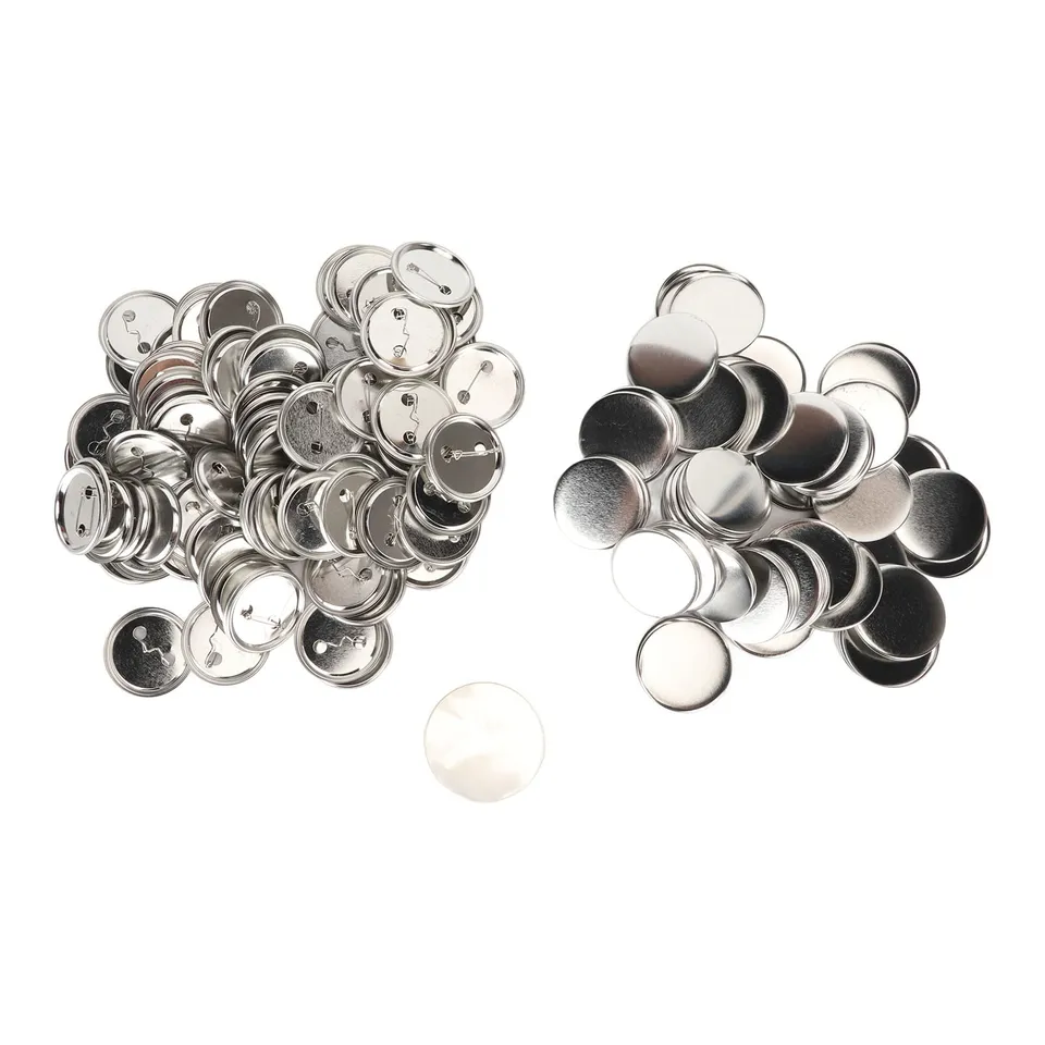 aklosipy Craft Supplies Button-Rohlinge 50 mm 100 Stück