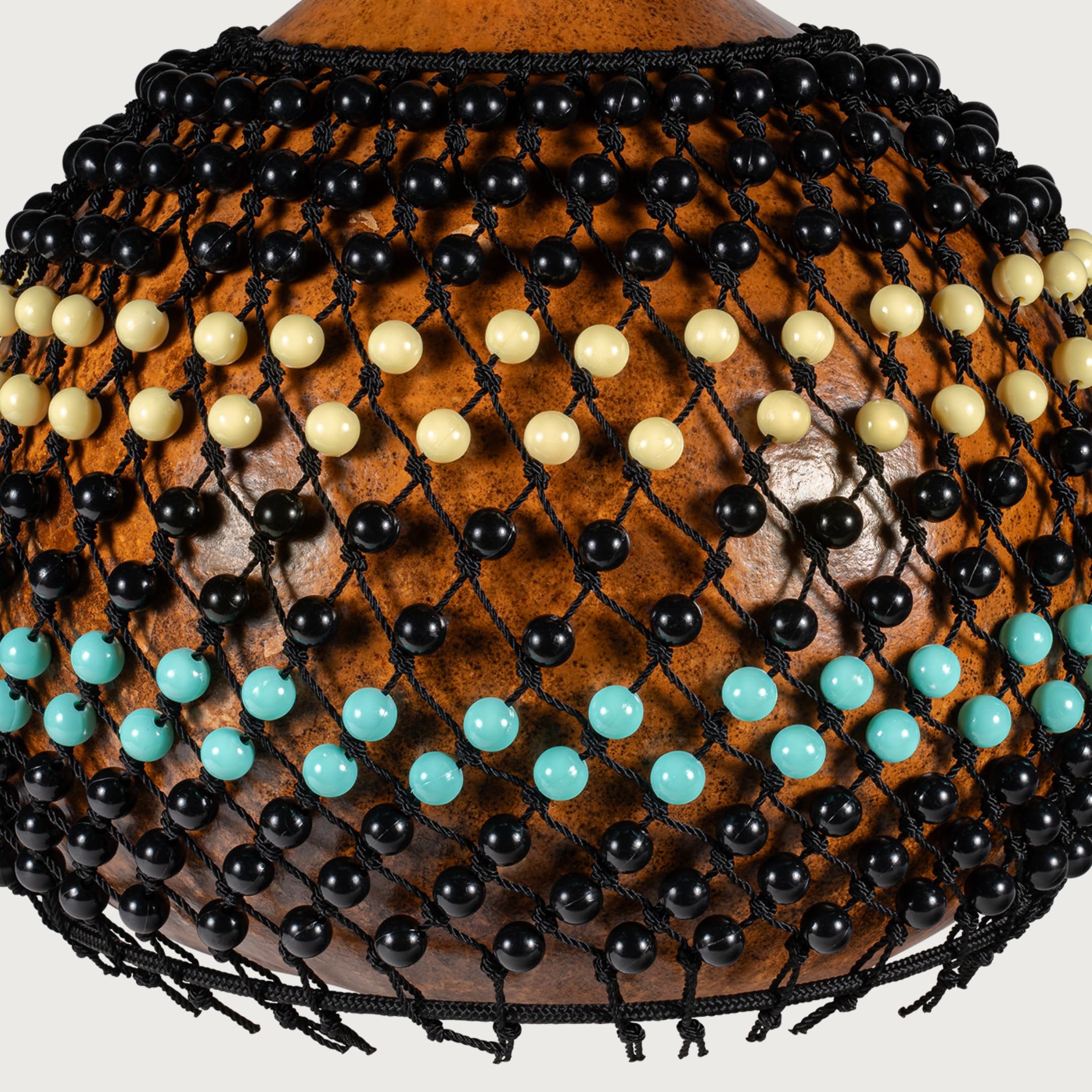 Meinl SHK Shekere Kürbis Natur mit Perlennetz