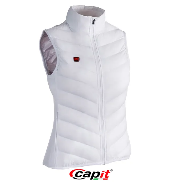 Capit Joule Heizweste Weiß Beheizbar Softshell USB