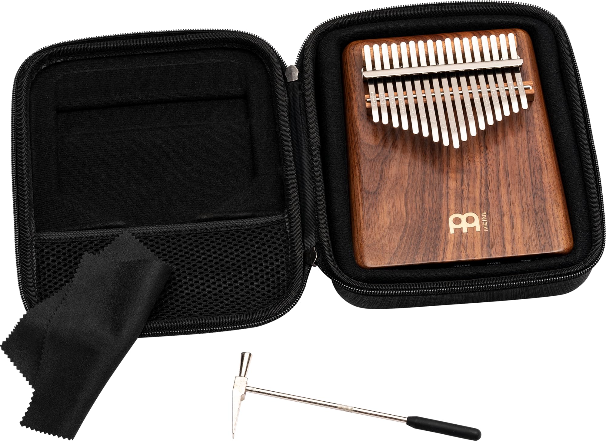 Meinl PKA17AW Kalimba Natur 17 Lamellen Pickup