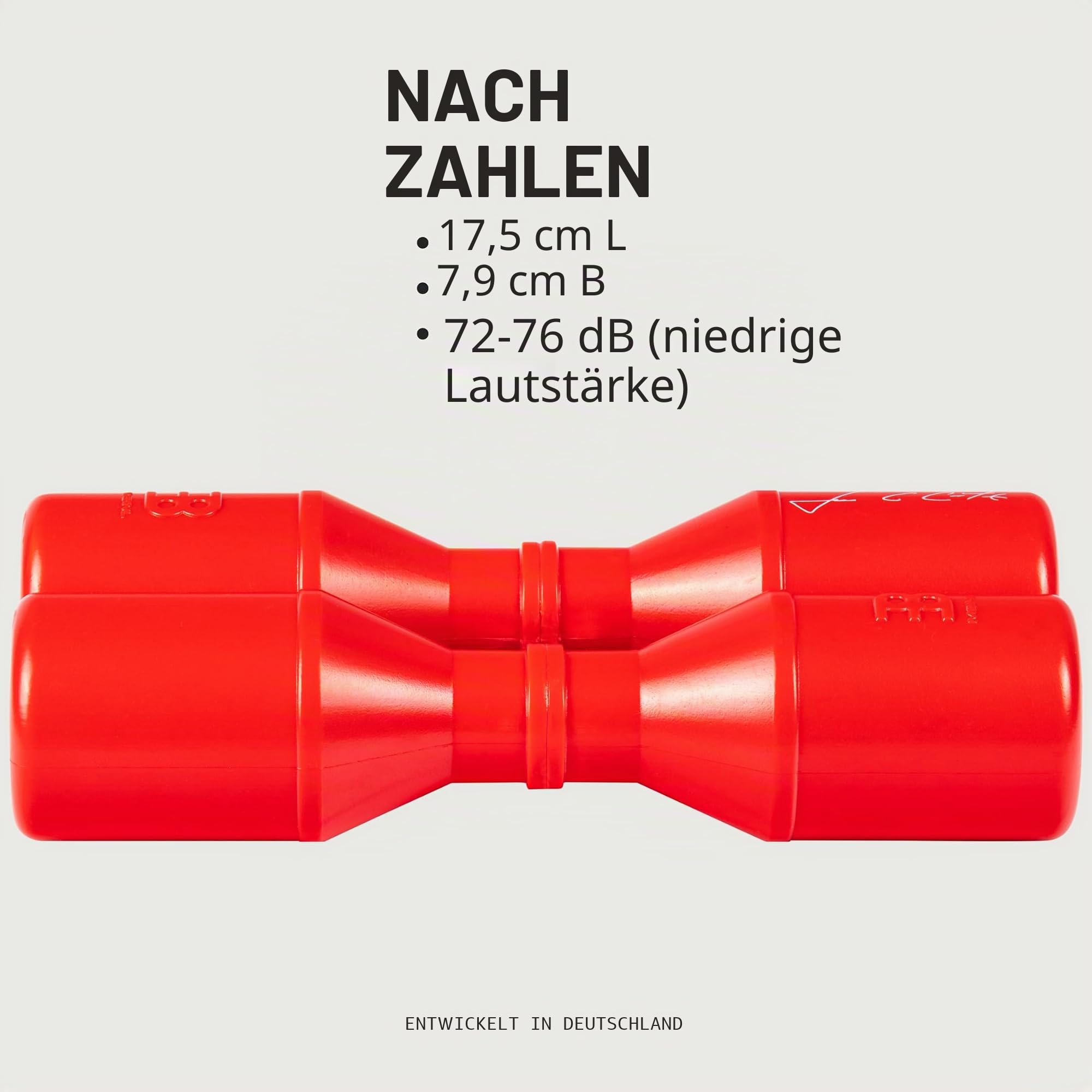 Meinl Hand Percussion SH5R Studio Shaker Rot Kunststoff