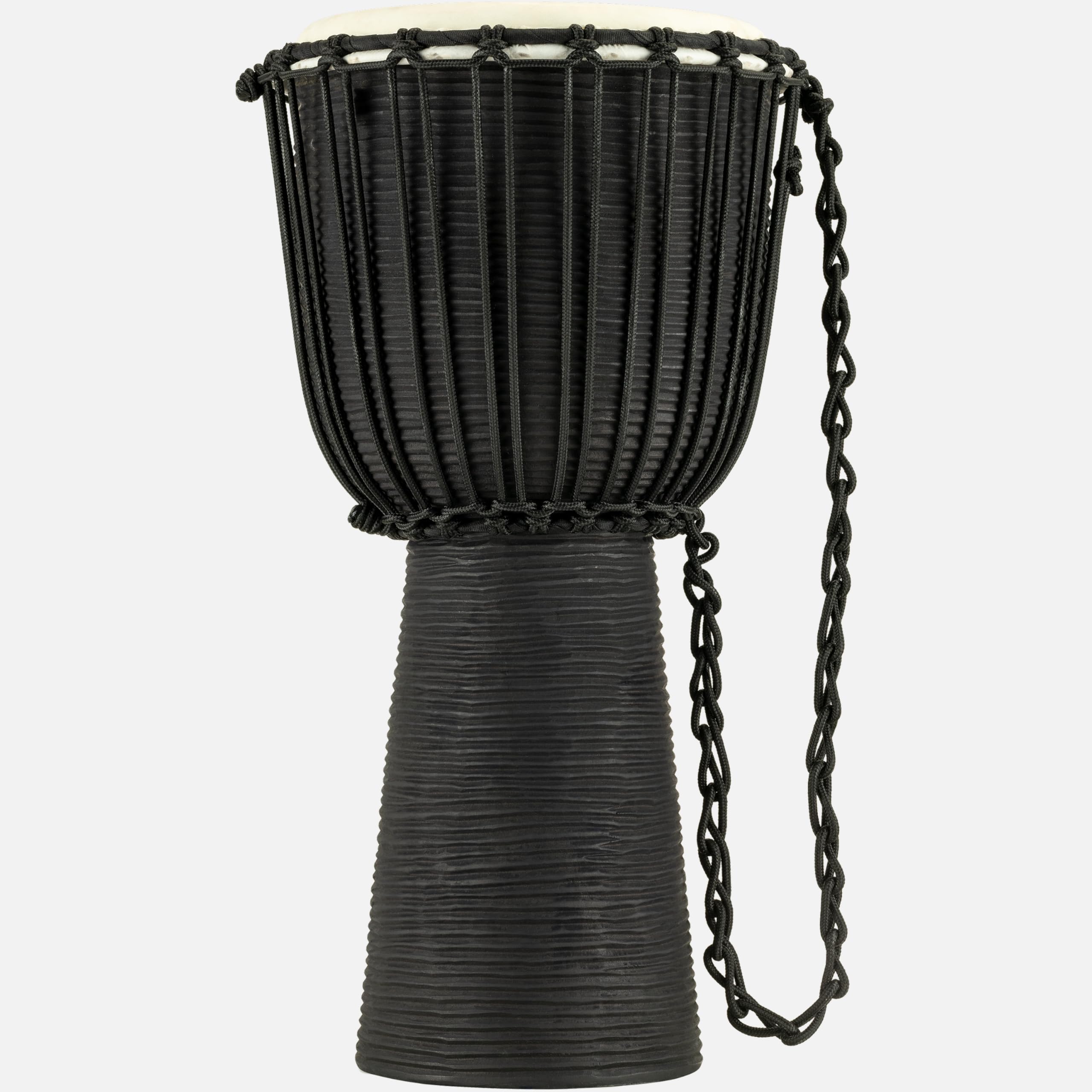 Meinl Black River HDJ3-L Djembe 12 Zoll Schwarz Mahagoni