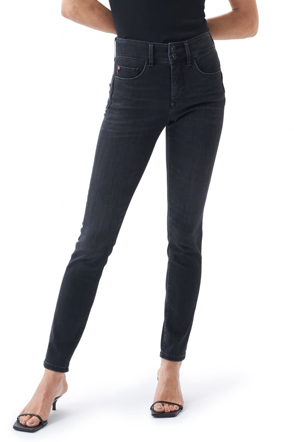 Salsa Secret Push In Skinny Jeans dunkel Größe 28